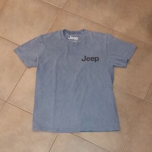Jeep Logo Slate Blue Short Sleeve Tee